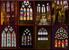 Collage de Vidrieras Cathédrale Ste-Marie; Bayonne