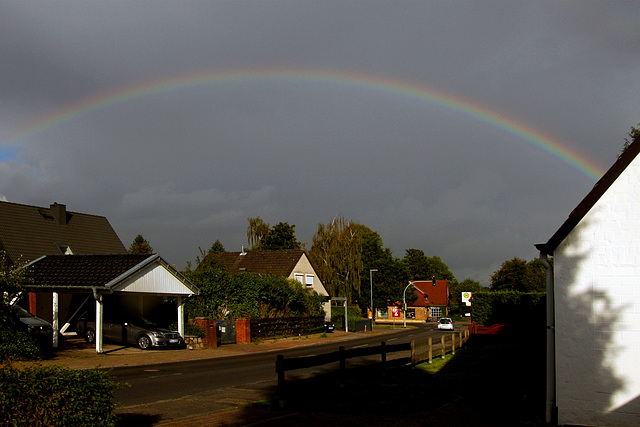 Regenbogen über Grossensee