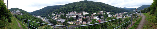 Blick von der Burg Altena auf die Stadt - HFF