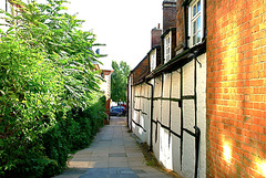 A Side Street in Marlborough, Wiltshire