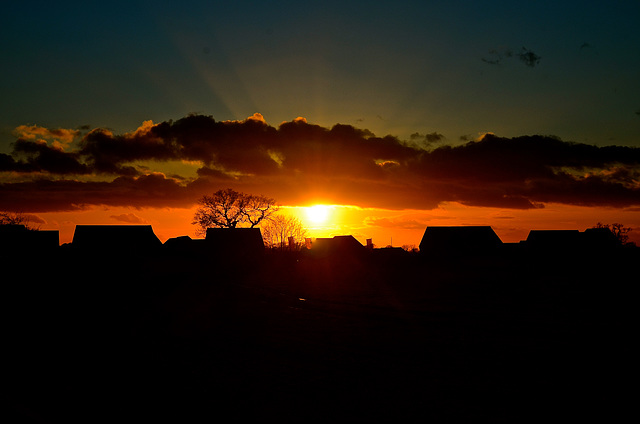 Gnosall sunset