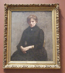 Portrait of a Woman by Fantin-Latour in the Metropolitan Museum of Art, March 2011