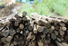 Wood poles for farming