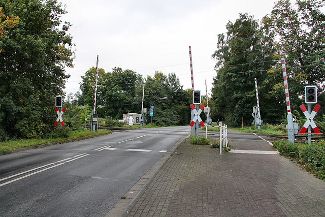 Bruchweg, Bahnübergang (Recklinghausen) / 3.10.2017