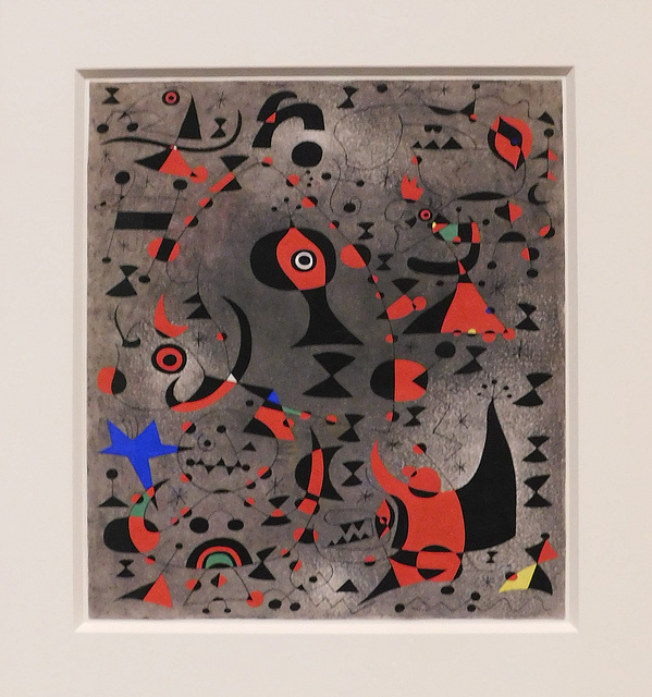 Constellation Toward the Rainbow by Miro in the Metropolitan Museum of Art, January 2022