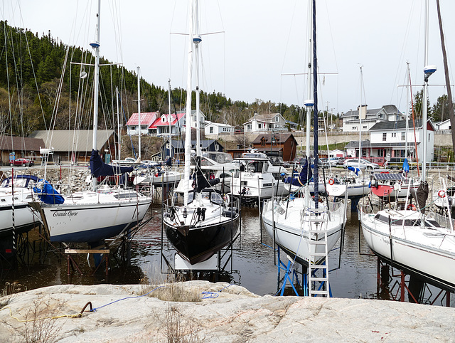 Day 10, Tadoussac dry dock at High Tide