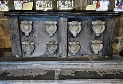 morley church, derbs; c17 tomb of henry sacheverell +1662