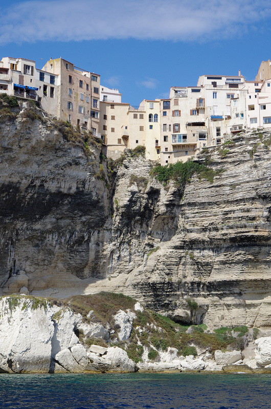 The old town, perched on the cliffs