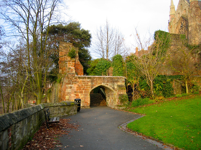 Grounds of Worcester Cathedral