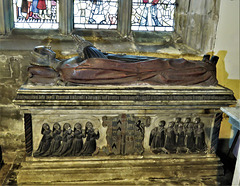 morley church, derbs ; c16 tomb of katherine sacheverell babington +1543, attrib to richard parker