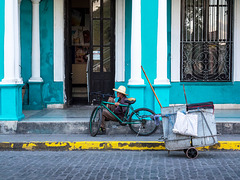 Cuban live in the streets of Santa Clara, Cuba