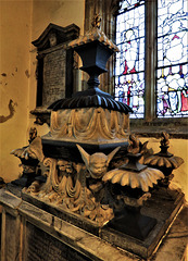 morley church, derbs , c18 tomb of robert sacheverell +1714