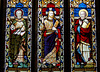 Mid c19th stained glass, East Stoke Church, Nottinghamshire