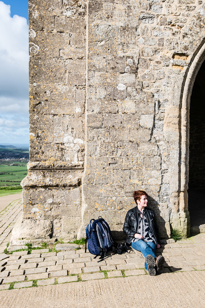 Karan @ Glastonbury Tor - 20150411