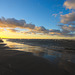 Sonnenuntergang am Strand von Jūrmala