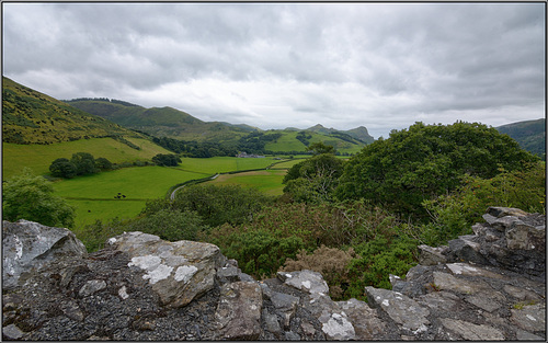 HWW ~  View towards Birds rock from Castell Bere