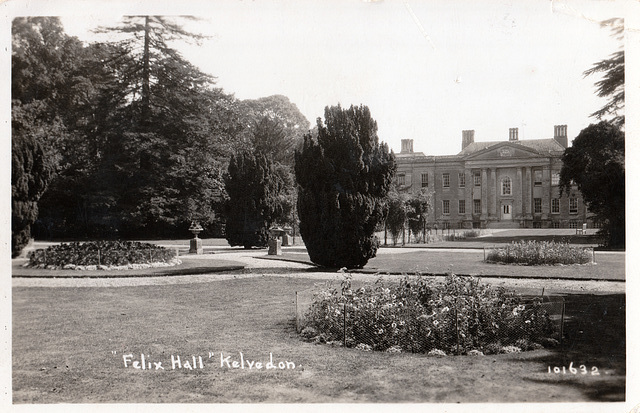 Felix Hall, Kelvedon, Essex (now  ruin)