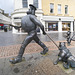 Desperate Dan, Dawg and Minnie the Minx