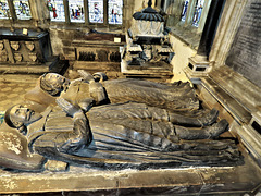 morley church, derbs ; c17 tomb of  jacynth sacheverell