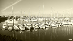 le port de plaisance de St Denis d'Oléron...