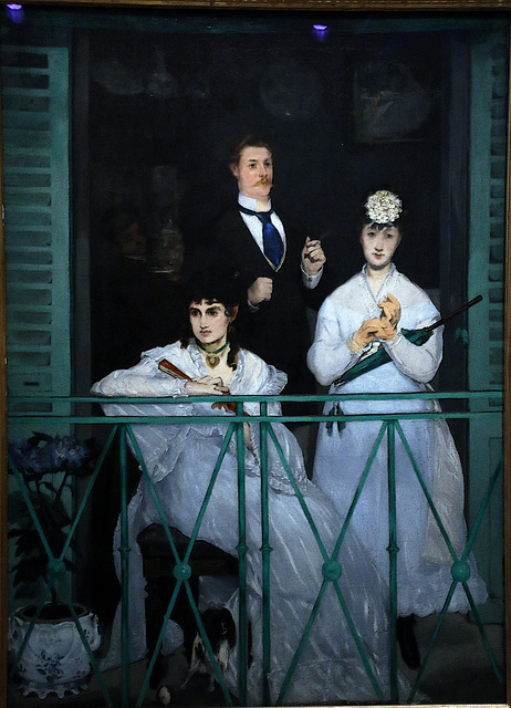 Le Balcon d'Edouard Manet - Musée d'Orsay .