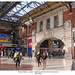 Victoria Station London the entrance archway from inside 25 9 2023