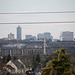 Blick auf die Skyline der Essener Innenstadt / 10.02.2024