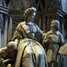 En marbre de Carrare , statue de Marie-Christine de Bourbon-Siciles par Giovanni Albertoni