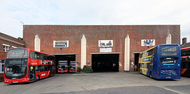 Caister Road bus depot