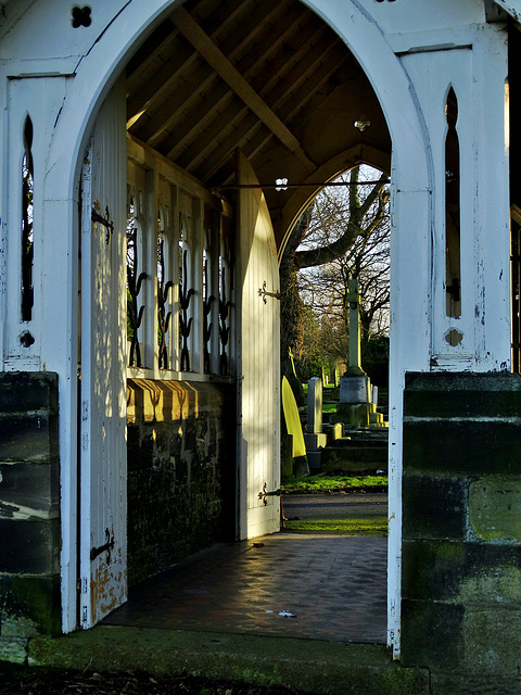 Looking Through The Lychgate