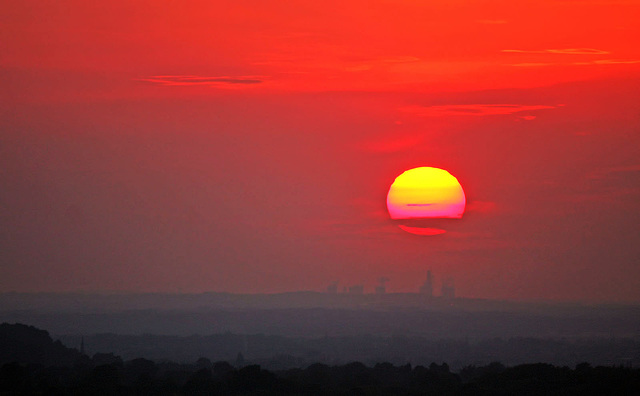 Coal generation sunset