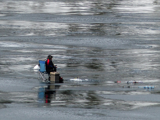 Sitting in the middle of the lake