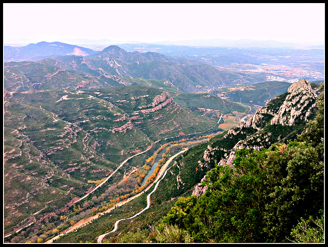 Vista desde Montserrat (Barcelona), 13