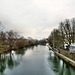 Blick auf den Schleusenkanal (Mülheim an der Ruhr) / 18.01.2021