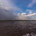 West Kirby beach with Hilbre island in the background