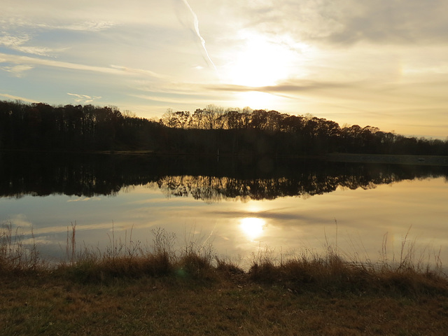 Lake at  first light