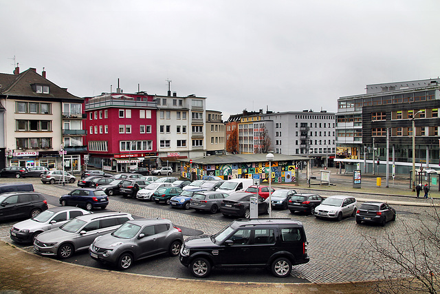 Blick über den Kornmarkt (Witten) / 26.11.2023