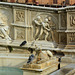 Italy, Siena, Fonte Gaia (details on the right side)