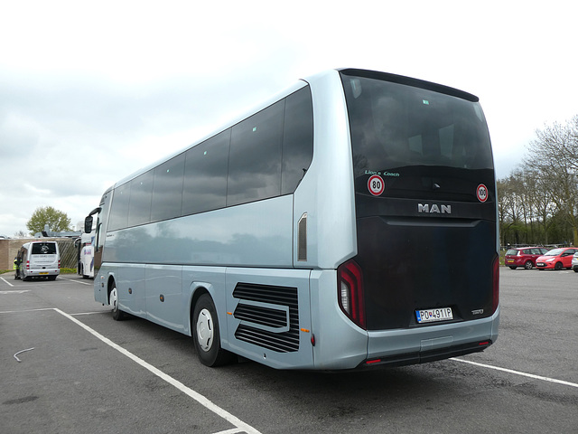 Ezotour (Slovakia) PO 191 IP at Corley Service Area - 17 Apr 2023 (P1150115)