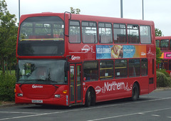 DSCF4132 Go North East (Go-Ahead Group) 6128 (GX03 SVC) at Stanley - 18 Jun 2016