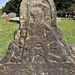 speldhurst church, kent (5)time with scythe on early c18 gravestone of john bellingham and wife