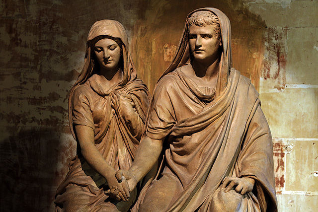 Le mariage romain . Sculpture d'Eugène Guillaume