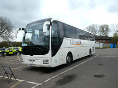 Ezotour (Slovakia) PO 111 EY at Corley Service Area - 17 Apr 2023 (P1150119)