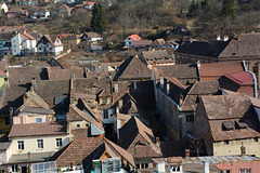 Romania, Rooftops of Sighişoara