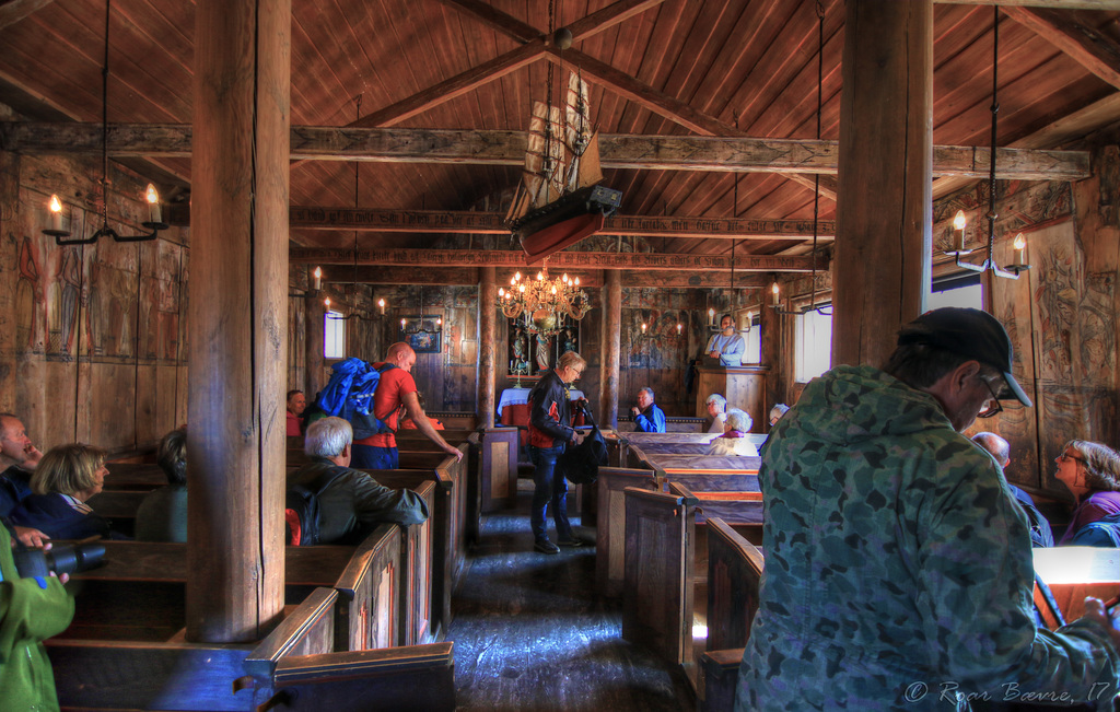 Inside Grip stavechurch.