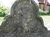 speldhurst church, kent (3)unusual bust with trumpets on lugs of early c18 gravestone c.1740