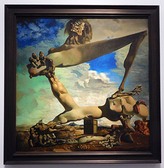 Premonition of Civil War with Boiled Beans by Dali in the Metropolitan Museum of Art, January 2022