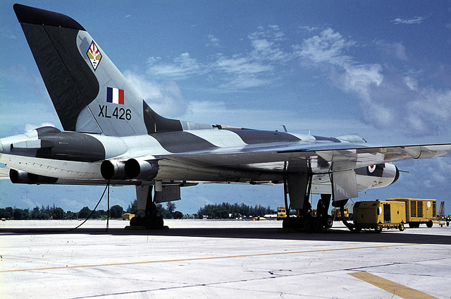 Avro Vulcan B2 XL426 617 SQN, RAF Gan, Maldive Islands, 1972