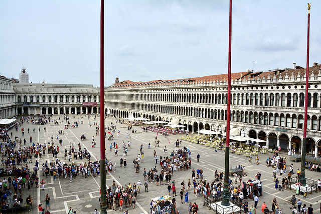 Venice 2022 – Piazza San Marco – Three ﬂagpoles