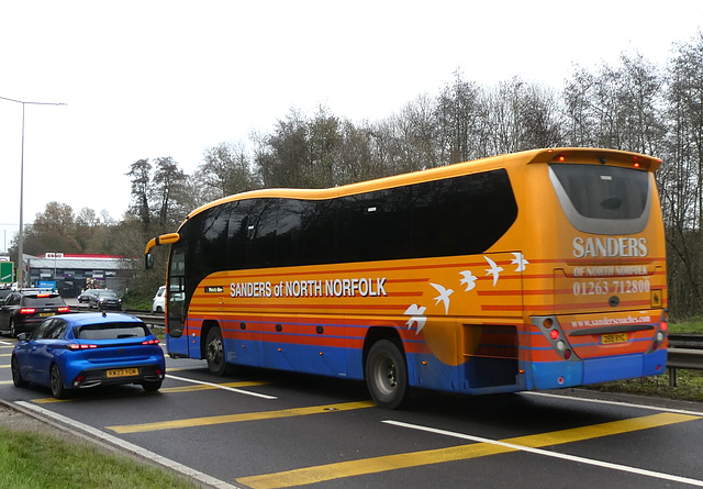 Sanders 913 (259 VYC) (3 RWM, SO12 WHX) at Fiveways, Barton Mills - 30 Nov 2024 (P1200435)